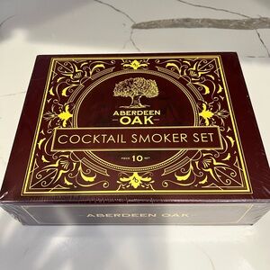 Aberdeen Oak Cocktail Smoker Set